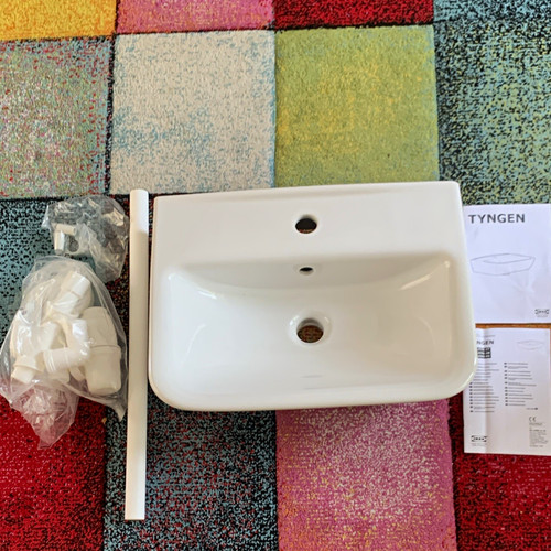 Ikea tyngen ceramic white wall - tyngen,