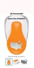 Fiskars 107310 Paper Craft Punch Lever XXL LARGE United States with Heart NEW