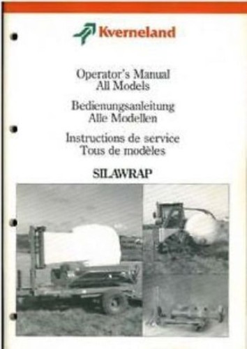 Kverneland bale wrapper - bale,