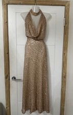 Brand New Sequin Cowl  Neck