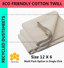 Cotton Twill Dust Sheets