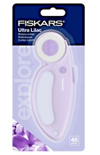 Fiskars Rotary Cutter  with 45mm  , Ultra Lilac.