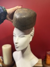 Vintage unique Hat Block Wooden Milliners Millinery Tool Form crown 23 inch wood