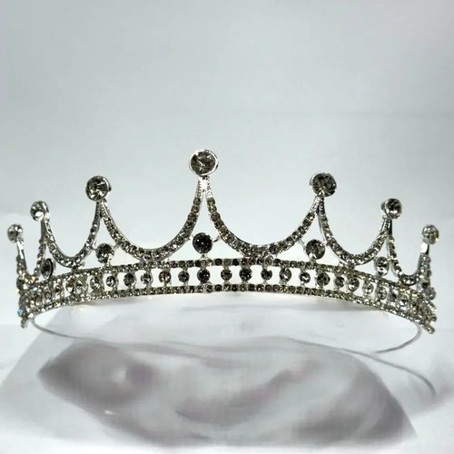 Crystal traditional drop tiara - traditional,