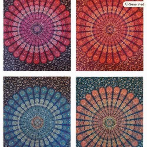 Indian tapestry wall - tapestry, hanging