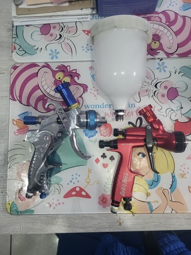 Car paint spraying guns - car,