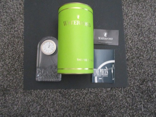 Waterford crystal small clock - waterford,