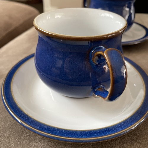 Denby imperial blue tea cups - imperial, &