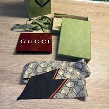 Gucci Printed silk ribbon