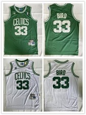 New Men's Vest Boston Celtics NO.33 Bird Adult Sports Top Retro Stitched