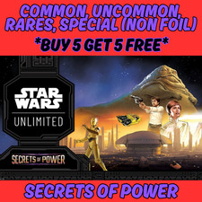 STAR WARS UNLIMITED - SECRETS OF POWER - SINGLE CARDS - *BUY 5 GET 5 FREE*