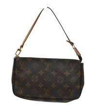 LOUIS VUITTON Pochette Accessoires Hand Bag Monogram Leather BN M51980 70DA182