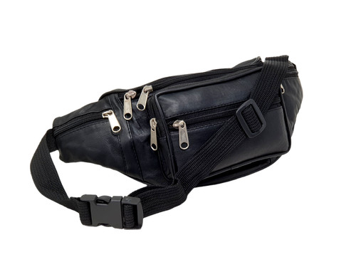 Genuine soft black leather - soft,