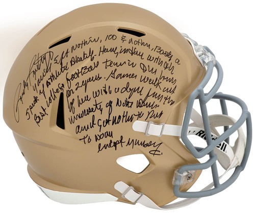 Rudy ruettiger signed notre - rudy,