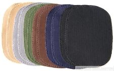 CORDUROY CORD REPAIR PATCHES SEW OR IRON ON ( CHOICE OF 7 COLOURS )