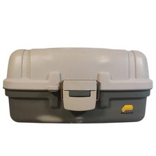 Vintage Plano Two Tray Tackle Fishing Tool Box Organizer Storage Container