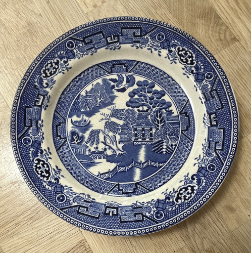 Wedgwood blue white willow - blue, &