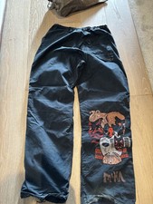 Maharishi Men's  Black (Medium) Snow pants Trousers with embroidery  
