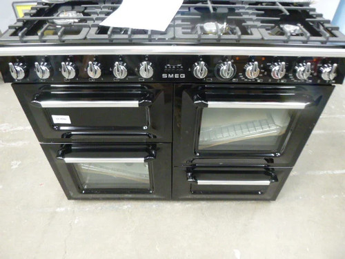 Smeg range cooker black - range,