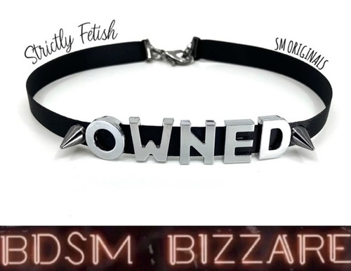Bdsm sub choker necklace - sub,