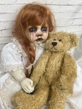 OOAK Creepy Horror Bloody Red
