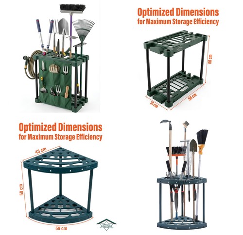 Garden tool storage rack - garden,