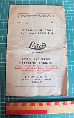 Lister types dk stationary - lister,