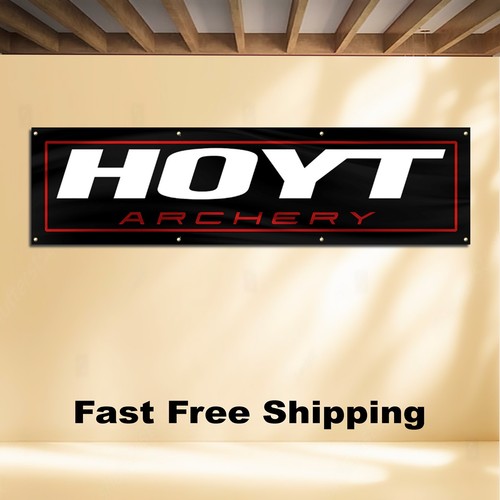 Hoyt archery banner flag - hoyt, 2'x8'
