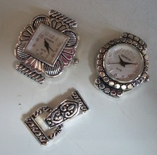 WOMEN'S SET OF 2 SILVER FINISH