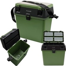 Tackle Box seat bucket box for camping fishing basket boating with padded seat