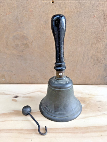 Vintage wood and brass - wood,