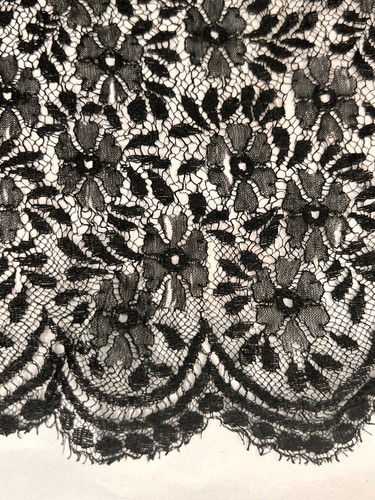 Antique french chantily lace - french,