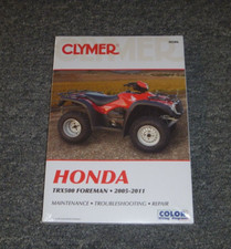 2009 2010 2011 Clymer Honda TRX500 Foreman Quad ATV Service Repair Manual M206