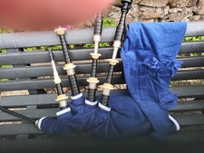 royal blue corduroy bagpipe