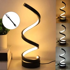 TABLE LAMP LED NOVELTY SPIRAL