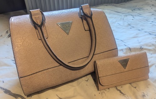 Embossed guess bag and - bag,