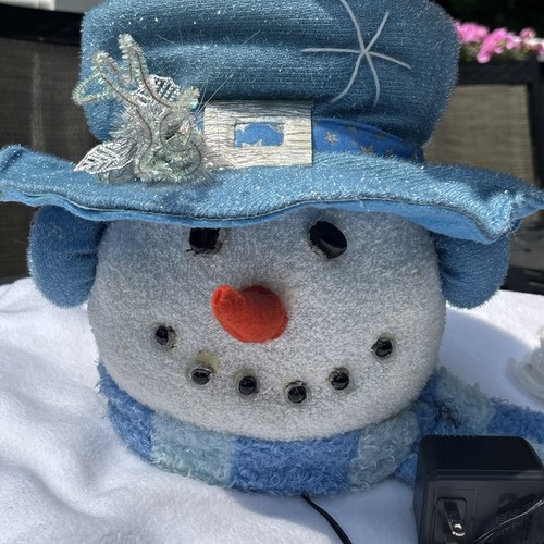 Vtg fiber optic snowman - vtg,