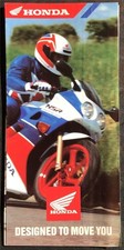 HONDA Range Motorcycle Sales Brochure 1992 #HM1-BR 408/50K/0791 MT50S QR50 CG125