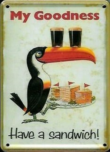 Guinness sandwich miniature - sandwich,