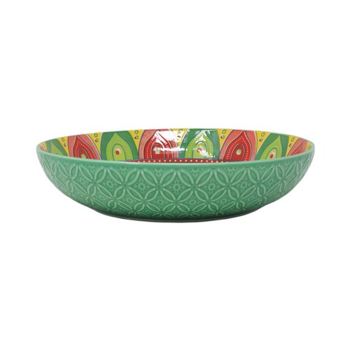 Pasta bowl green tuscany - green,