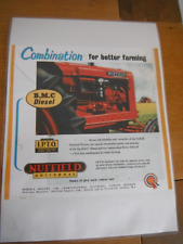 1956 NUFFIELD UNIVERSAL TRACTOR WITH 'I.P.T.O' ADVERT (LAMINATED PHOTOCOPY)