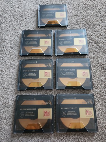 Sony premium minidiscs 80 - 7x,