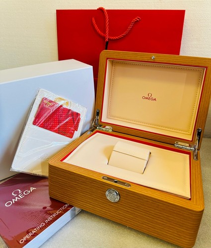 Omega genuine wooden watch box - omega,