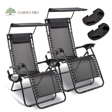 2x Recliner Sun Loungers