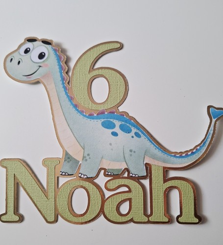 Dinosaur cake topper