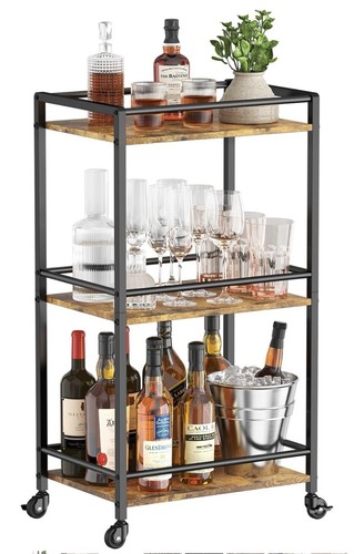 Lifewit drink cart rolling - drink, cart,