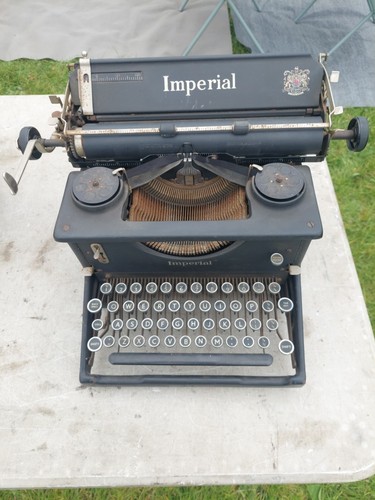 Vintage imperial typewriter - vintage,