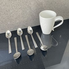 6 x Stainless Steel Tea Spoons