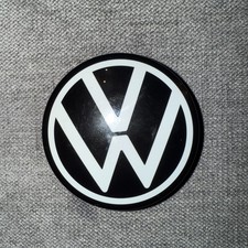 USED GENUINE VW ALLOY  WHEEL CENTER CAP 1x 60mm OUT - 56mm INSIDE - 10A601171