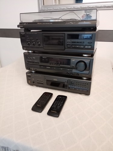 Technics hifi stack - technics, black